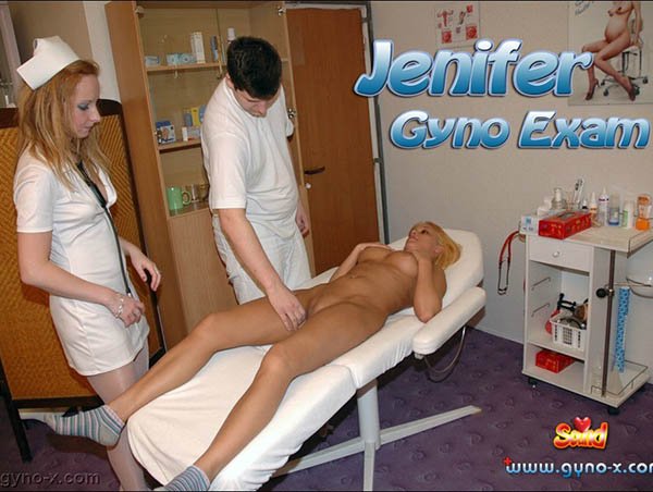 Красивая блондинка на приеме у гинеколога