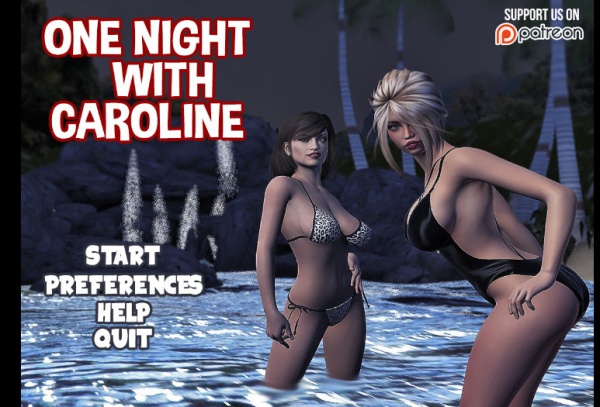 Секс игра One night with Caroline