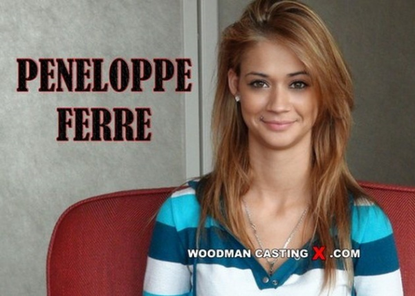 Молодая красотка Peneloppe Ferre на порно кастинге