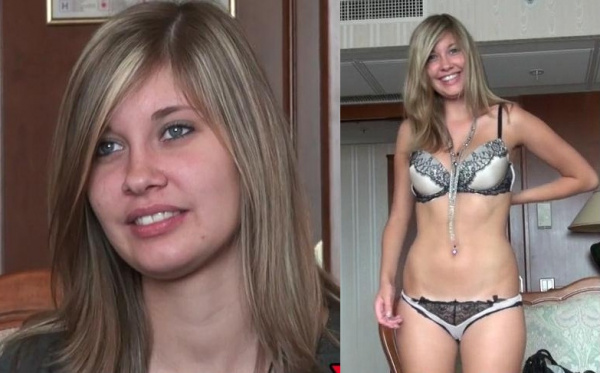 Студентка Holly Anderson на порно кастинге Вудмана