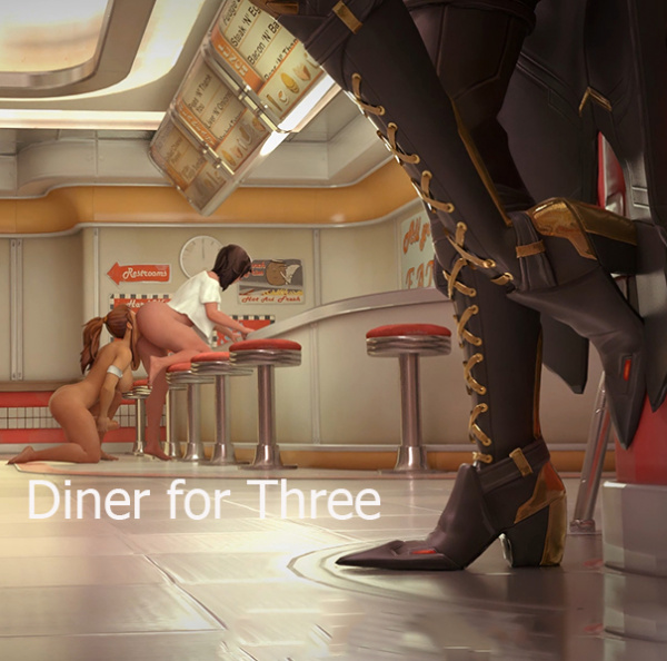 Секс анимация Diner for Three