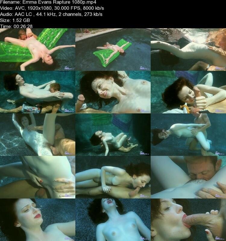 Секс под водой в бассейне