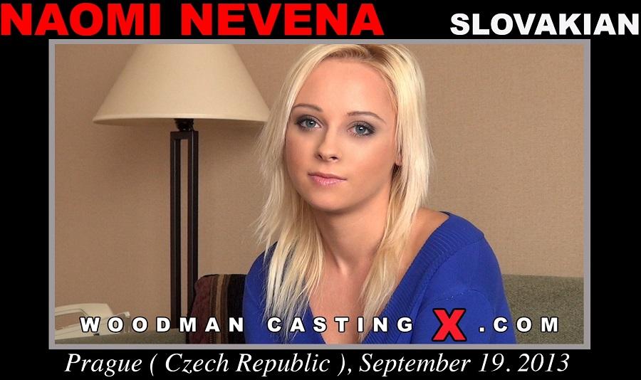 Naomi Nevena на порно кастинге у Вудмана