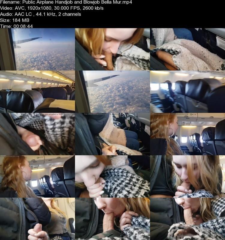 Минет в самолете снятый на телефон