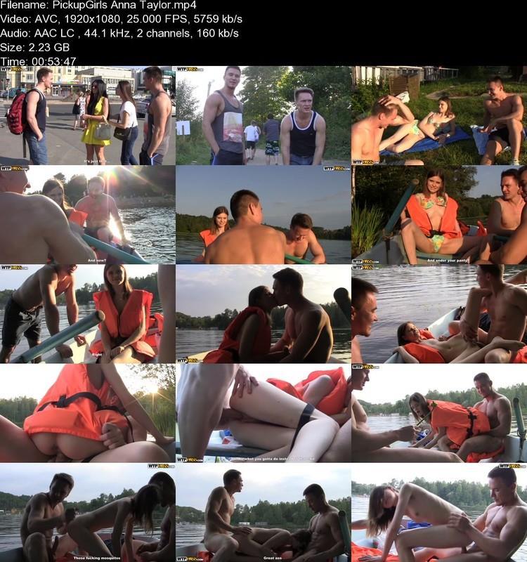 Секс на лодке посреди реки
