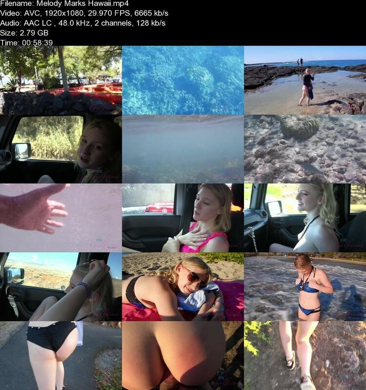 Любительское секс видео с подружкой Melody Marks на пляже