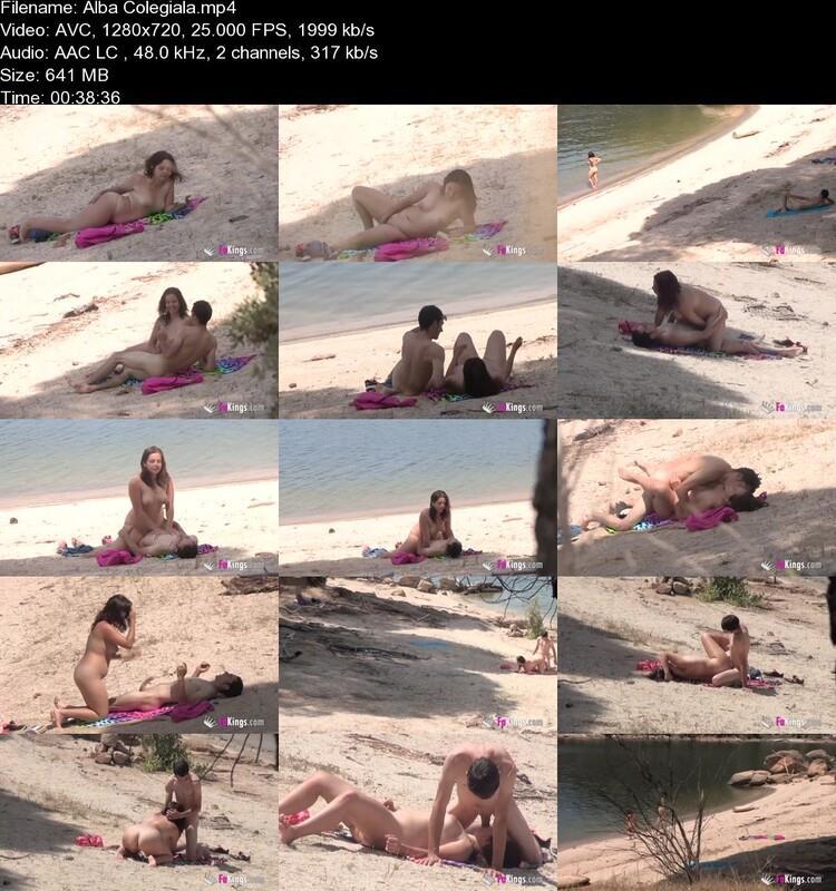 Секс на нудистском пляже снятый скрытой камерой