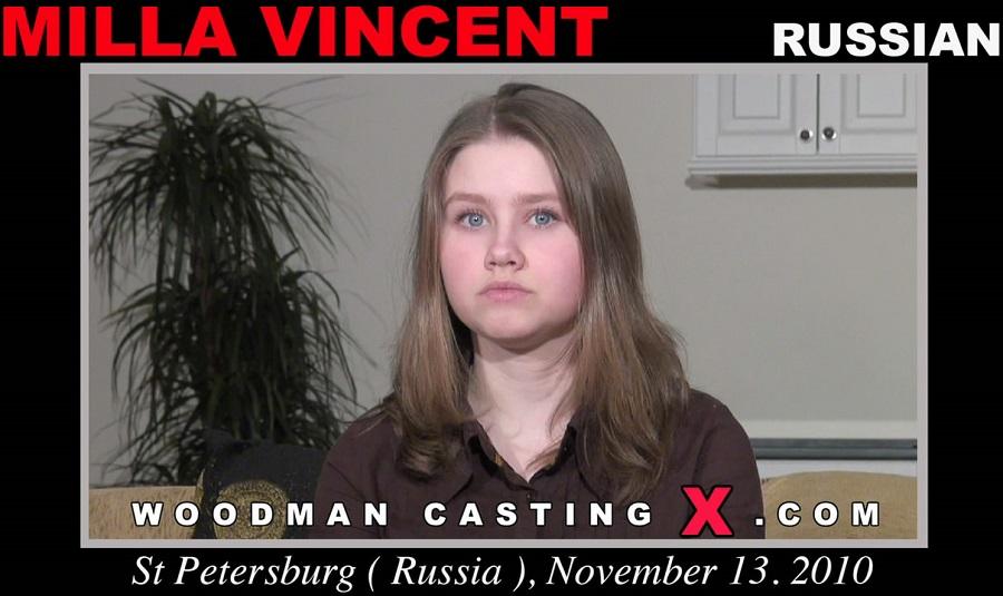 Стеснительная студентка Milla Vincent пришла на порно кастинг Вудмана