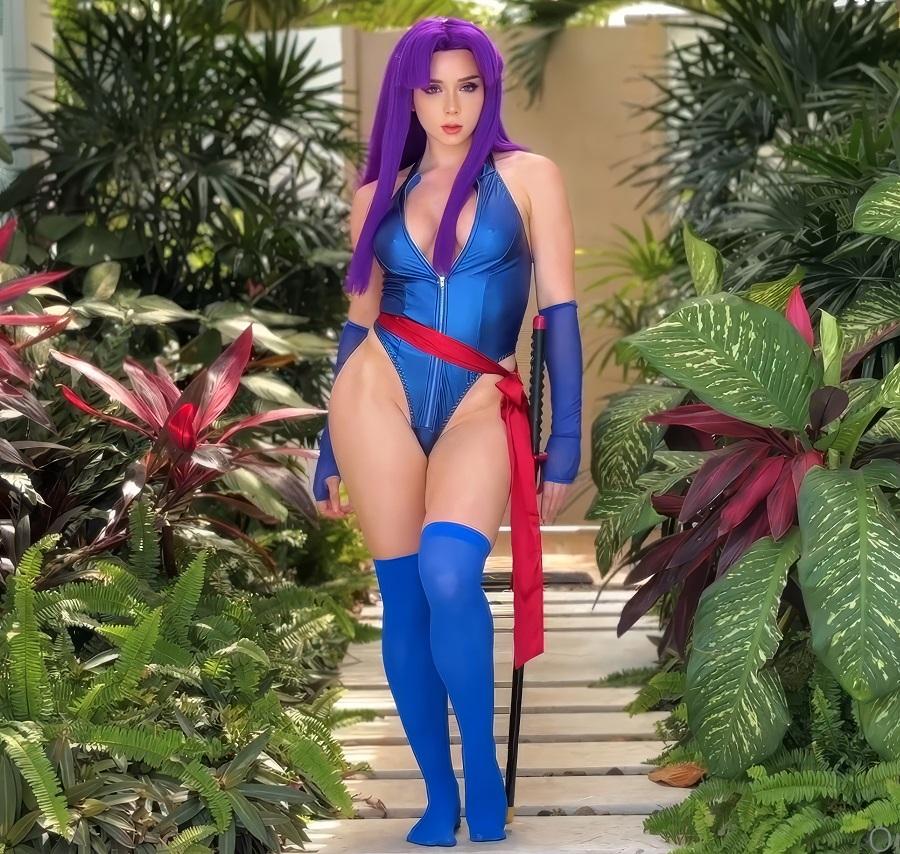 Косплей секс на Псайлок / Psylocke