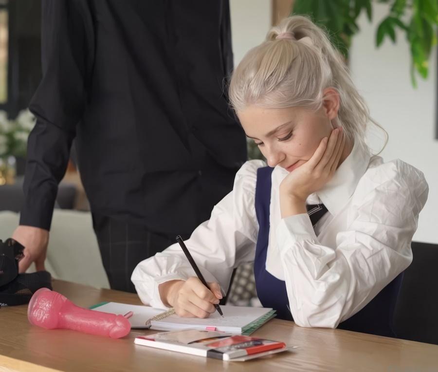 Учитель наказывает пошлую ученицу сексом Учитель наказывает пошлую ученицу сексом