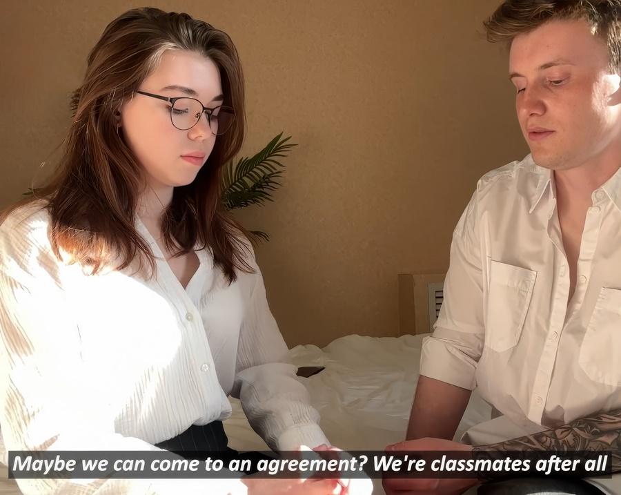Секс с подругой по учебе