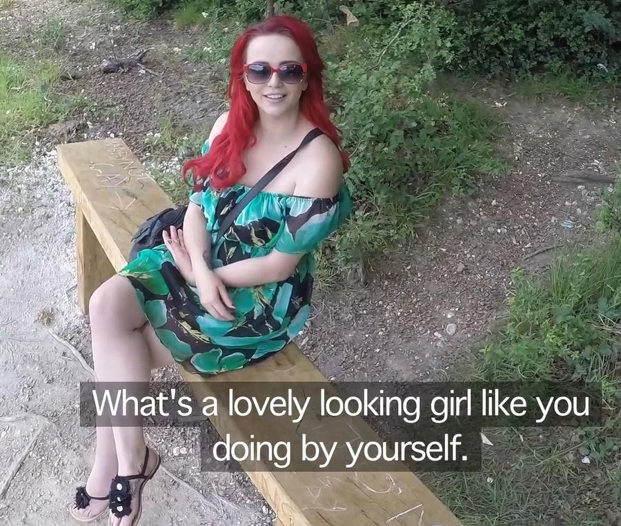 Полицейский подцепил и трахнул красивую рыжеволосую девушку