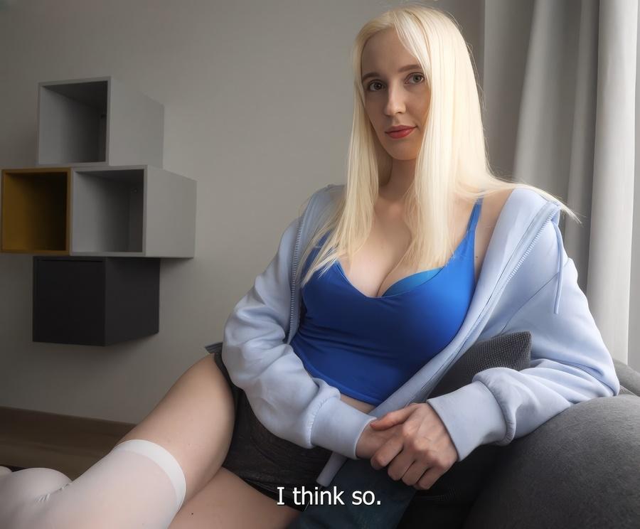 Красивая студентка Tania Shinaryen пришла к преподавателю