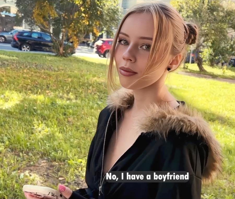 Милашка изменила бойфренду с незнакомцем за деньги