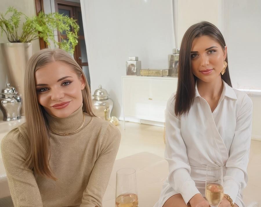 Секс с двумя элегантными девчонками живущими по соседству