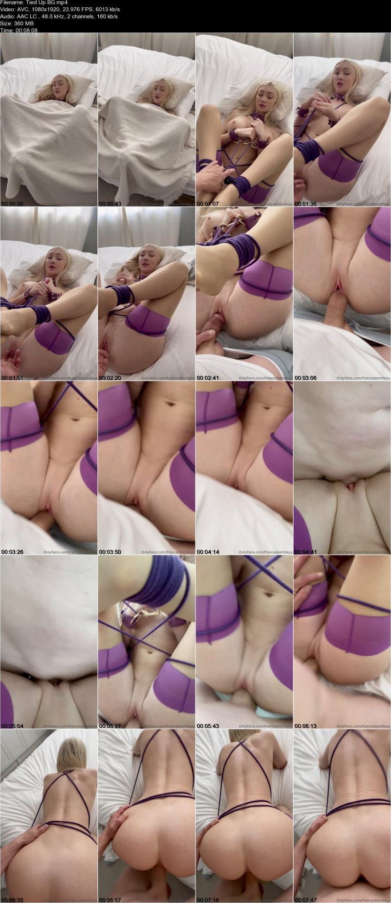 Frances Bentley связана и трахнута другом бойфренда