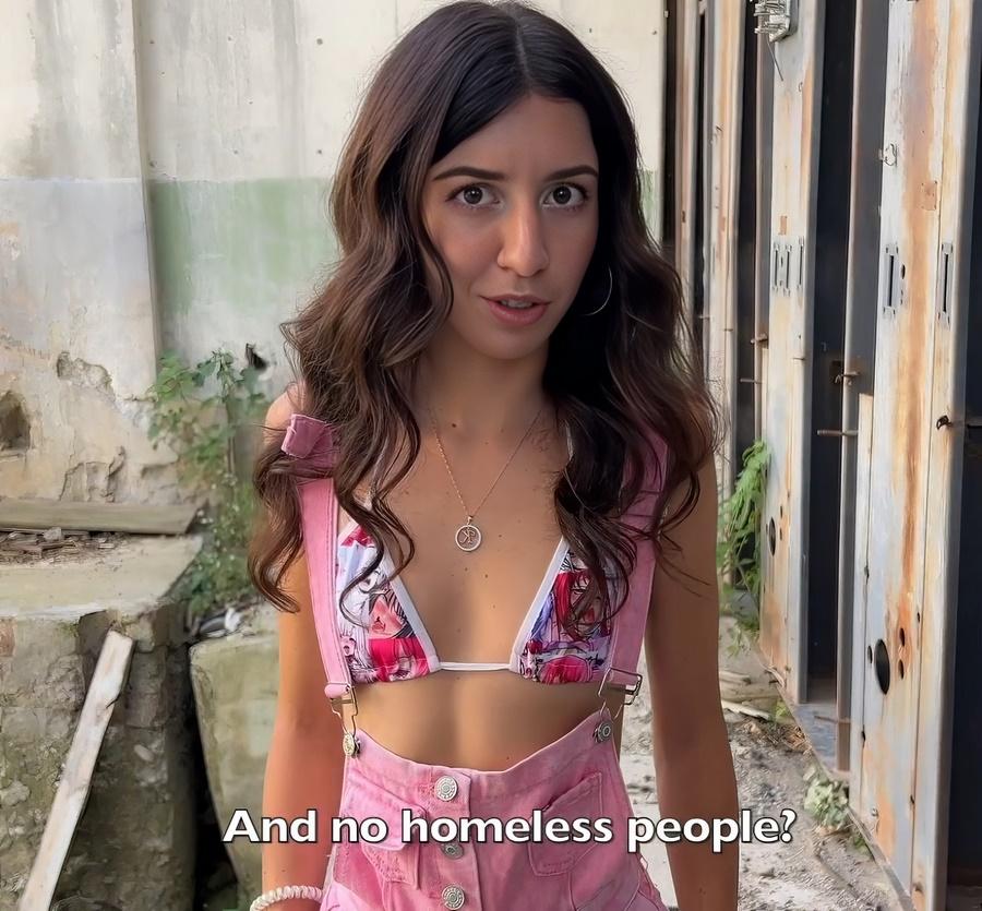 Секс в заброшенном здании с Katty West