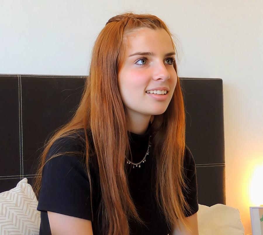 Молодая девчонка из Сантьяго-дель-Эстеро на порно кастинге