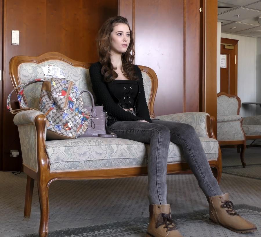 Gisha Forza на порно кастинге у Вудмана