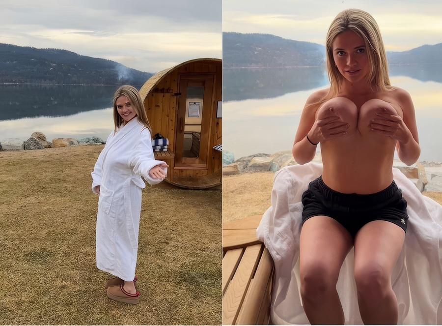 Анальный секс в сауне с Angie Faith Анальный секс в сауне с Angie Faith