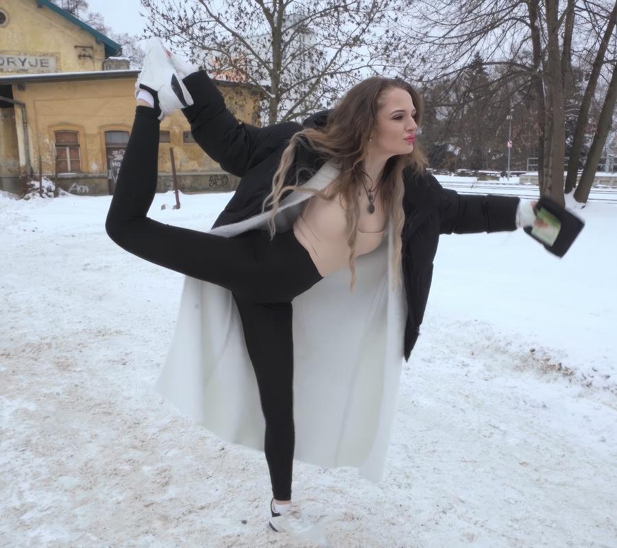 Русскую балерину подцепили и трахнули за деньги