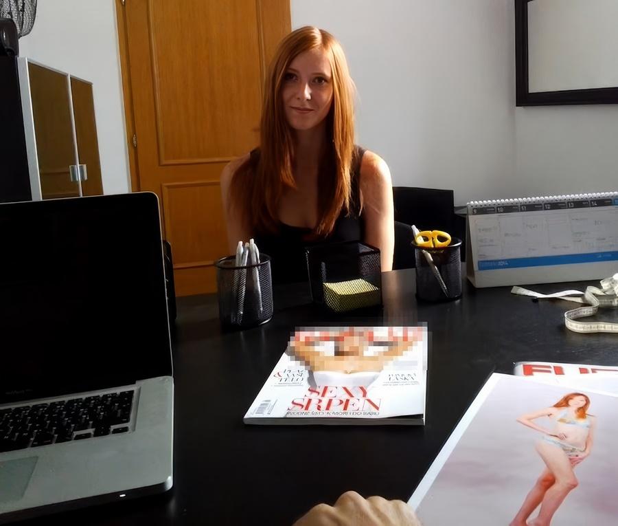 Linda Sweet на модельном кастинге